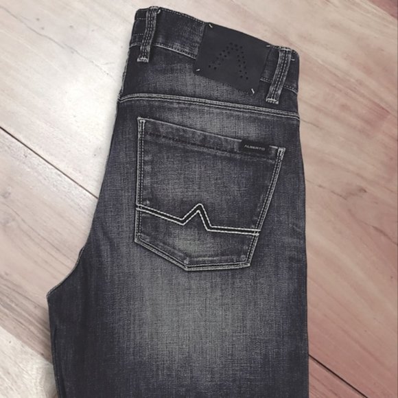 ALBERTO Stone S-IV- 990 Extra Flat Modern Straight Fit Size 32/36 - Picture 7 of 13